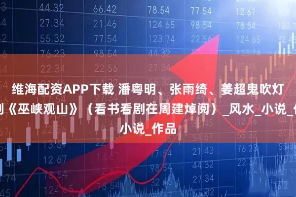 维海配资APP下载 潘粤明、张雨绮、姜超鬼吹灯系列《巫峡观山》（看书看剧在周建焯阅）_风水_小说_作品